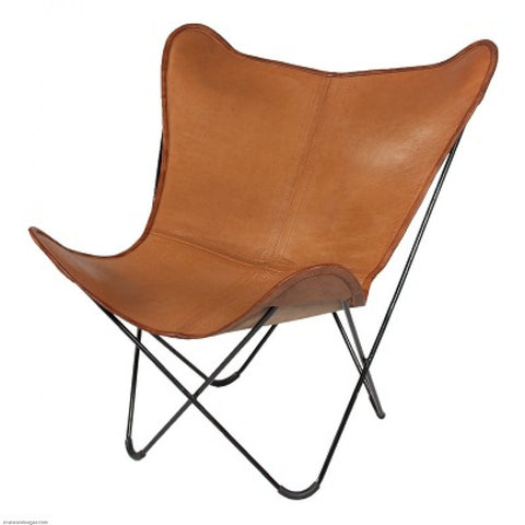 BKF Chair - Tan Leather