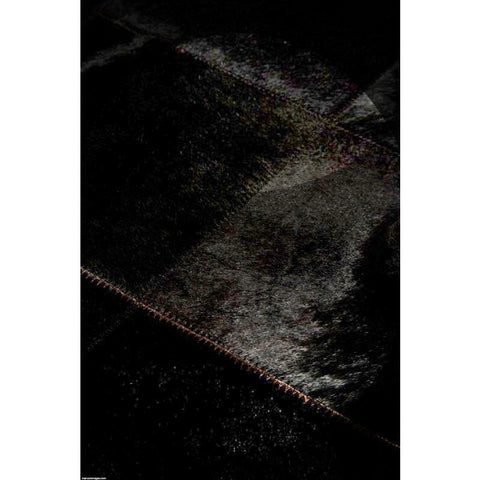 Patchwork Hide Rug - Black Squares