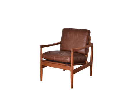 Den Arm Chair Cigar Leather 62x73x80