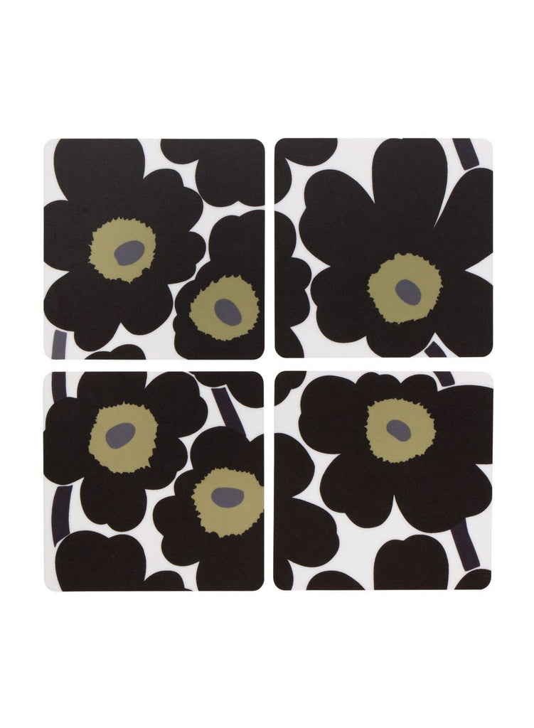 Marimekko Unikko Coasters x 4