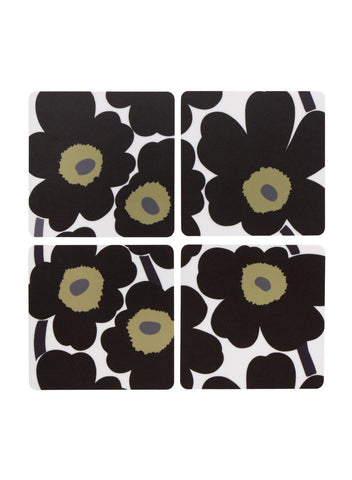 Marimekko Unikko Coasters x 4