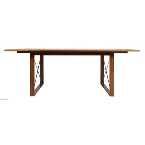 Extendable Rectangular Dining Table - Dark Oak