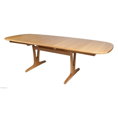 Extendable Oval Dining Table - Oak