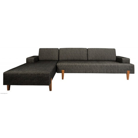 Modular Sofa Combination - Black & White Fleck