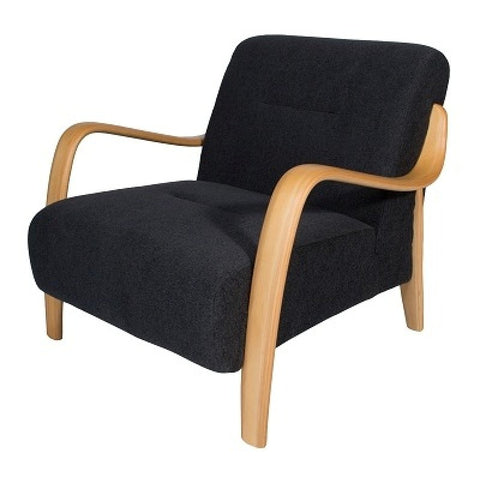 Beech Arm Chair - Charcoal