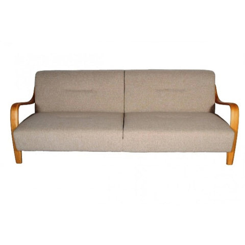 Beech 3 Seater Sofa - Wheat